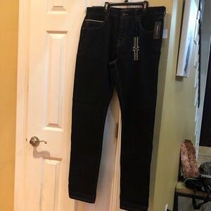 Liverpool Jeans Company Men's Black Straight Jeans
